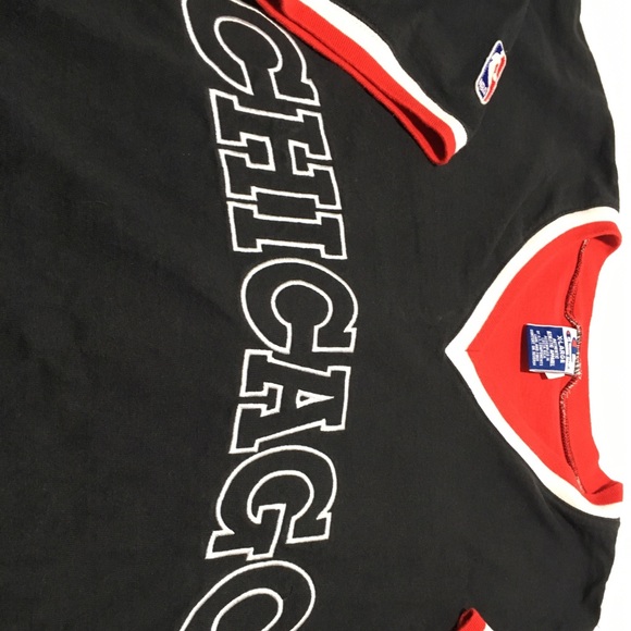 Chicago Bulls Champion Shooting Shirts 90’s VTG - Picture 3 of 8